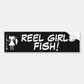 REEL GIRLS VIS! BUMPERSTICKER
