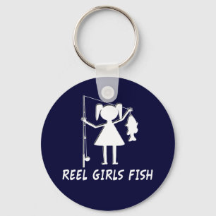 REEL GIRLS VIS! SLEUTELHANGER