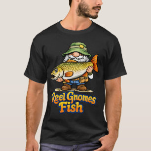 Reel Gnomes Fish – Grappige Visser Gnome met Reu T-shirt