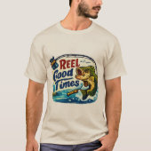 Reel Goede Tijd Vis T-shirt (Voorkant)