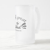 Reel Great Dad Frosted Mok (Voorkant rechts)