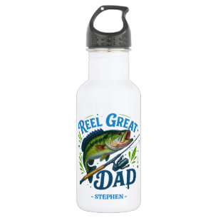 Reel Great Dad - Gevist Rod en Vis Waterfles