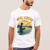 Reel Great Dad Gevist T-shirt (Voorkant)