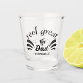 Reel Great Dad Shot Glass Shot Glas (Voorkant)