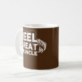 Reel Great Gruncle Fishing Daddy or Fisherman Koffiemok (Voorkant links)