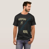 Reel houden - Vissen T-shirt (Voorkant volledig)