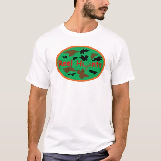 Reel Hunts Logo Apparel T-shirt (Voorkant)