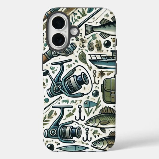 Reel In Adventure: Ultieme Gevist iPhone-hoesje Case-Mate iPhone Case (Achterkant)