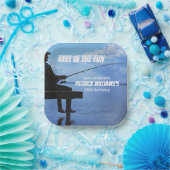 Reel in de Fun Sunset Visser 50e verjaardag Papieren Bordje (Feest)