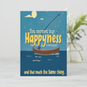 Reel in geluk kaart (Staand voorkant)