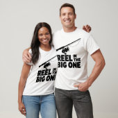 Reel In The Big One Fishing Rod Silhouette T-shirt (Unisex)