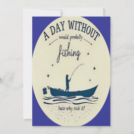 "Reel in the Fun: Save the Date Invitation Kaart