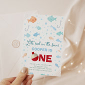 Reel In The Fun Vist eerste verjaardag Kaart