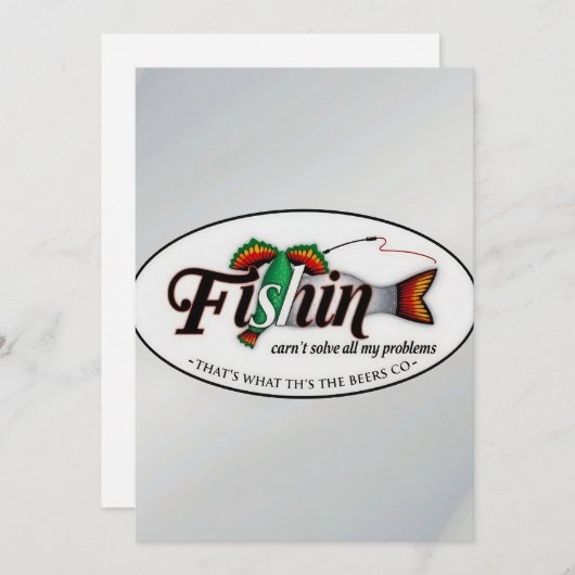 Reel in the Good Times: Fishin' en Beers! Kaart (Voorkant / Achterkant)