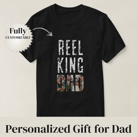 Reel King Dad T-shirt
