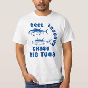 Reel Legends Chase Big Tuna Gevist T-shirt