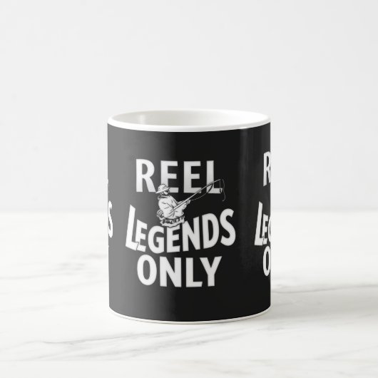 Reel Legends Only - Grappig Gevist ontwerp Koffiemok (Center)
