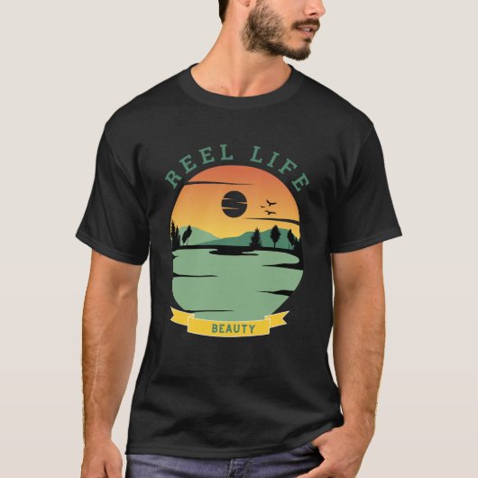 REEL LIFE BEAUTY T-SHIRT (Voorkant)