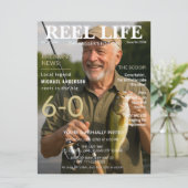 Reel Life Fishing Magazine 60th Birthday Party  Kaart (Staand voorkant)