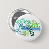 Reel Life in Blue Ronde Button 5,7 Cm (Voorkant /achterkant)