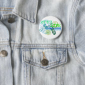 Reel Life in Blue Ronde Button 5,7 Cm (In situ)