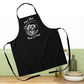 Reel Mannen Vis & Kook Grappige Koken Keuken Schort