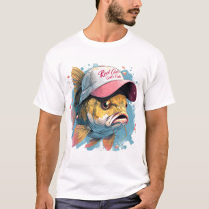 Reel Meisjes Vis T-shirt – Fun Custom