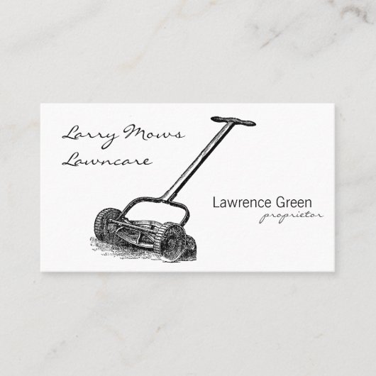 Reel Mower Visitekaartje (Voorkant)