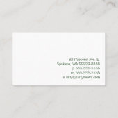 Reel Mower Visitekaartje (Achterkant)