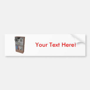 Reel naar Reel Tape Player: 3D-model: Bumpersticker