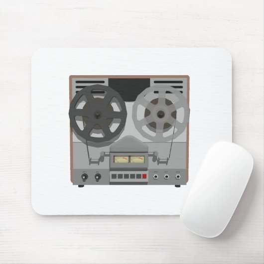 Reel naar Reel Tape Player: 3D-model: Muismat (Met muis)