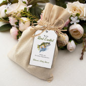 Reel Opgewonden Big Fish Fisherman Baby shower Cadeaulabel