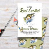 Reel Opgewonden Big Fish Fisherman Baby shower Kaart