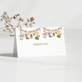 Reel Opgewonden Clothesline Vissende Baby shower V Kaart