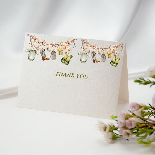 Reel Opgewonden Clothesline Vissende Baby shower V Kaart