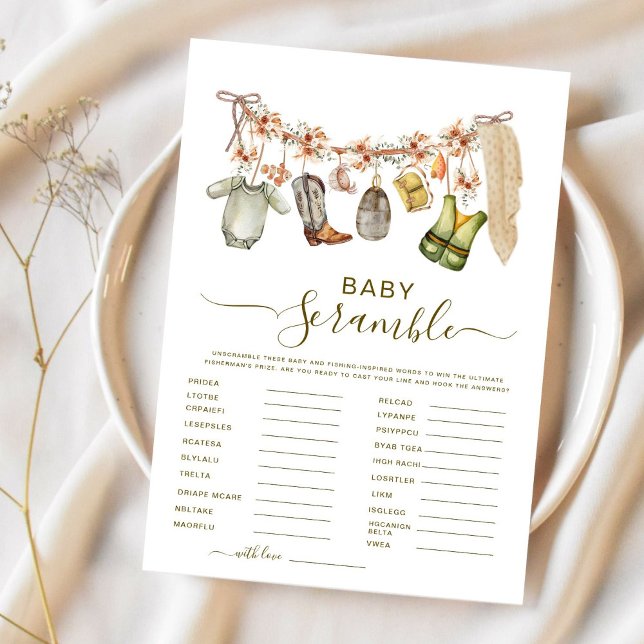 Reel Opgewonden Gevist Woord Scramble Baby spel (Creator heeft geüpload)