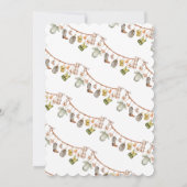 Reel Opgewonden Vissen Baby shower Kaart (Achterkant)