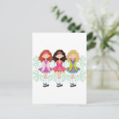 Reel Princesses Briefkaart (Staand voorkant)