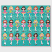 Reel Princesses glossy inpakpapier (Vlak)