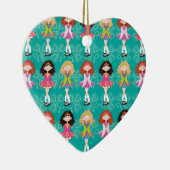 Reel Princesses Keramisch Ornament (Rechts)