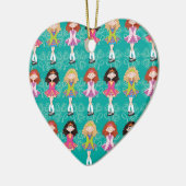 Reel Princesses Keramisch Ornament (Links)