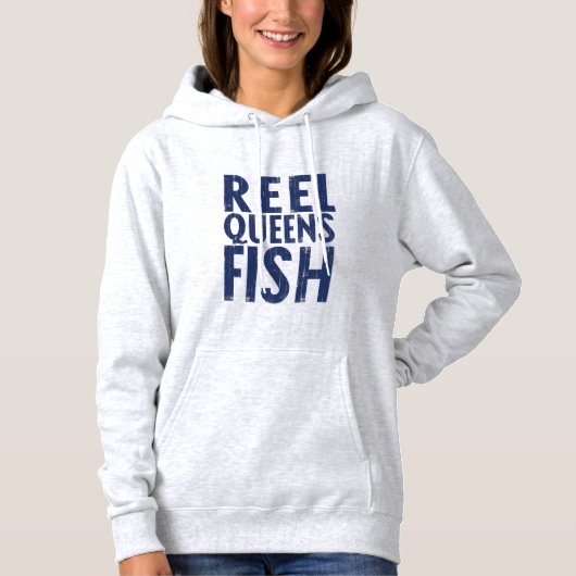 Reel Queens Fish – Women’s Hoodie (Voorkant)