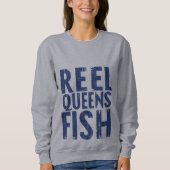 Reel Queens Fish – Women’s Sweatshirt (Voorkant)