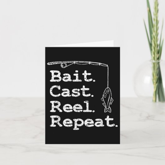 Reel van aas van aas Herhalen Vist Kaart (Voorkant)