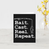 Reel van aas van aas Herhalen Vist Kaart (Gele Bloem)