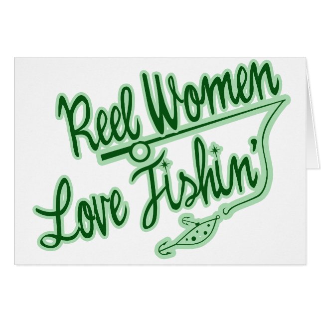 Reel Women Love Vist vrouwen buitenshuis (Voorkant Horizontaal)
