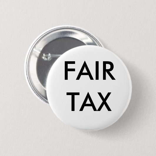 REËLE BELASTING RONDE BUTTON 5,7 CM (Voorkant /achterkant)