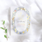 Reële Folie | Een Baby shower voor wilde eenveilig Folie Uitnodiging