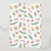 Reële Folie | Kerst van Merry & Bright 3 Folie Feestdagenkaart (Achterkant)