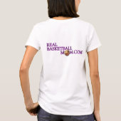 Reële honkbal mam Fleece Zip Jogger T-shirt (Achterkant)